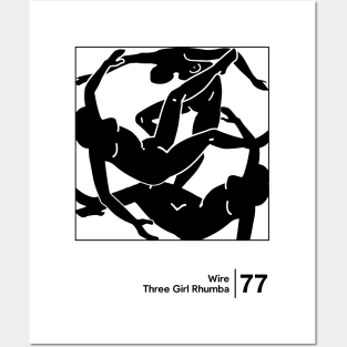 Three Girl Rhumba // Minimalist Graphic Artwork Design Posters and Art